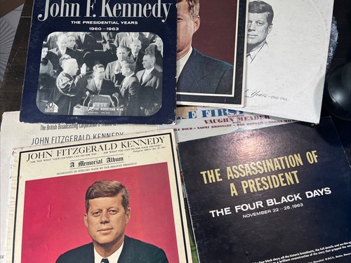 Vintage jfk record album lot - vintage,